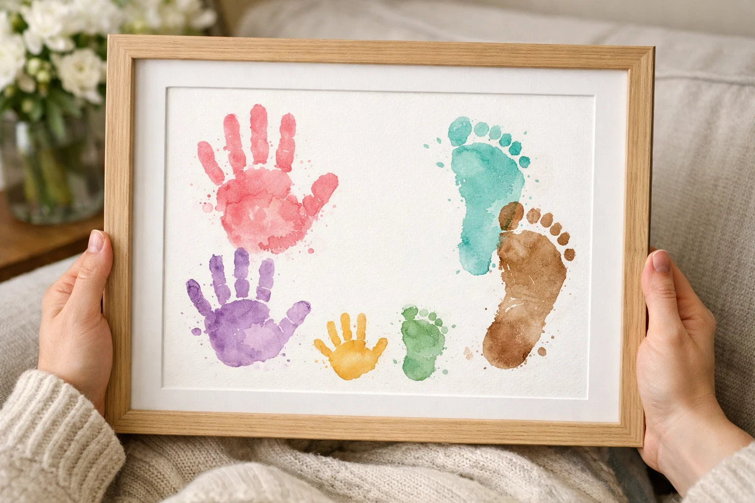 Gifts That Make Moms Cry Happy Tears: Personalized Ideas She Will Love 8 Custom Handprint Footprint Gifts Gifts That Make Moms Cry Happy Tears: Personalized Ideas She Will Love - 8