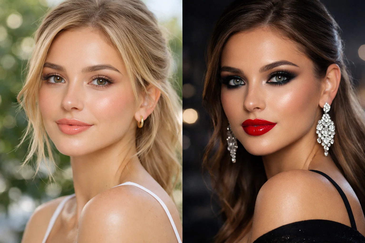 Day vs. Night Makeup Looks for 2026: Fresh, Glamorous & Trendy Styles 2 Day vs. Night Makeup Looks for 2026 Day vs. Night Makeup Looks for 2026: Fresh, Glamorous & Trendy Styles - 2 Day vs. Night Makeup Looks for 2026