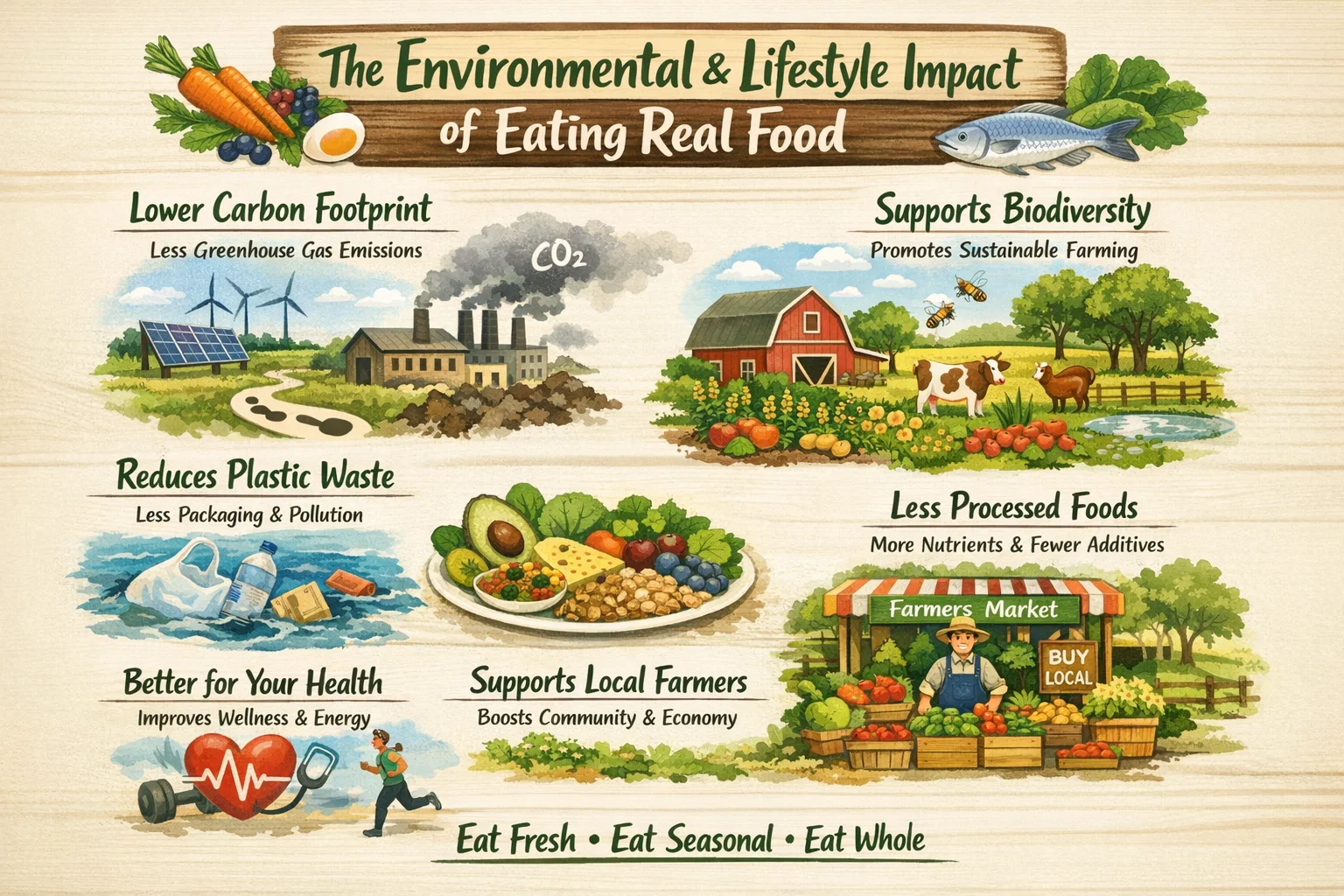 Eat Real Food in 2026: How This Trend Can Transform Your Health 4 Environmental and Lifestyle Impact Eat Real Food in 2026: How This Trend Can Transform Your Health - 4