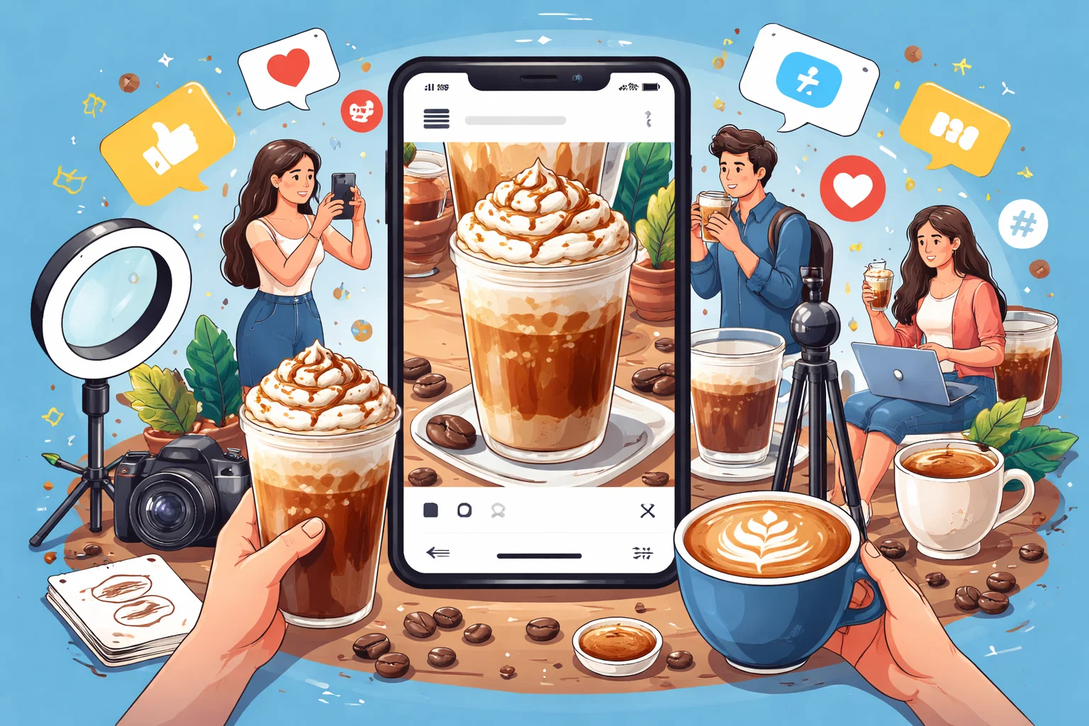 How Social Media Amplifies Coffee Trends Top Coffee Trends of 2026: Why These Drinks Are Taking Over Cafés and Social Media ☕🔥 - 11 Top Coffee Trends