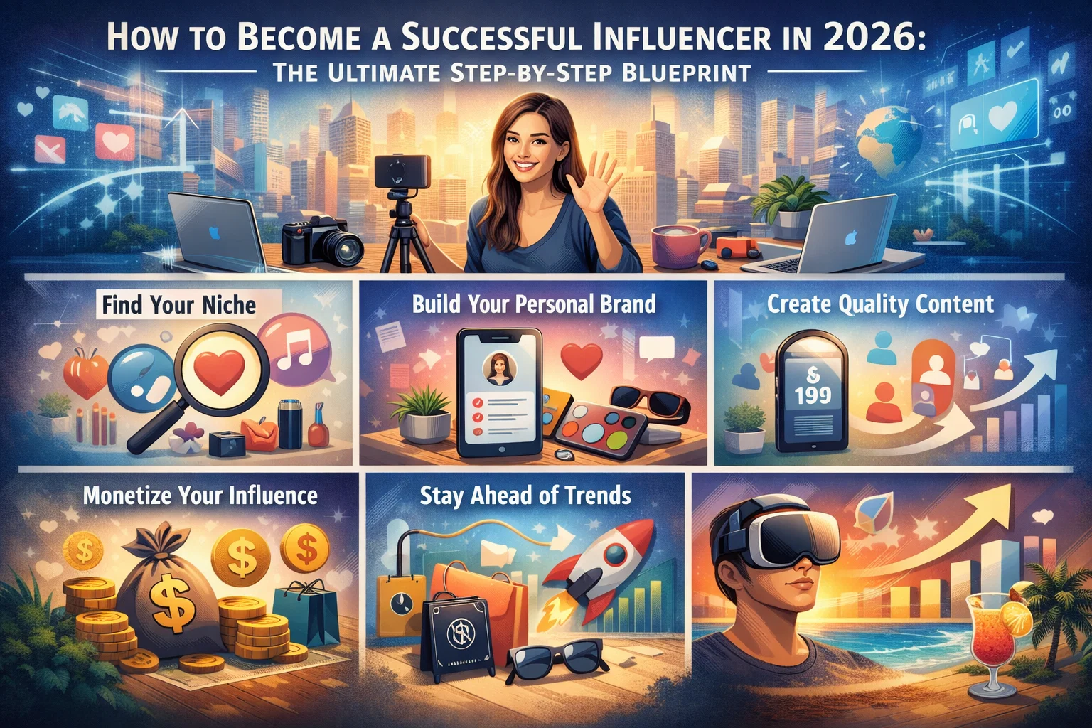How to Become a Successful Influencer in 2026: The Ultimate Step-by-Step Blueprint 1 How to Become a Successful Influencer in 2026 How to Become a Successful Influencer in 2026: The Ultimate Step-by-Step Blueprint - 1