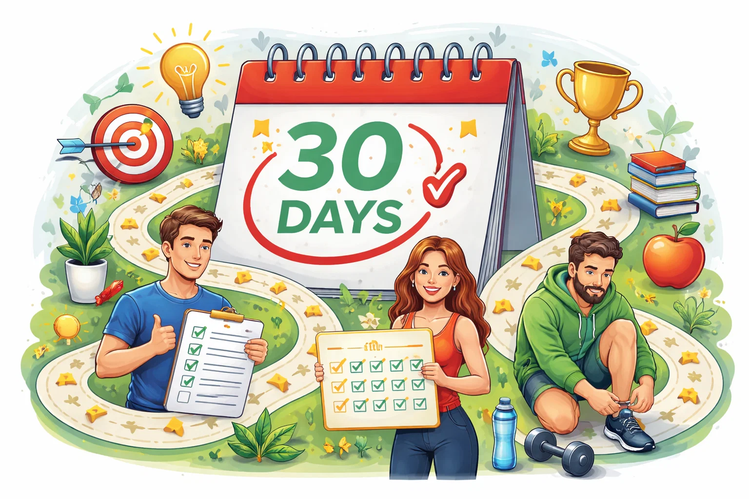 Small Habits That Change Your Life in 30 Days (Simple Daily Steps for Big Results) 11 How to Build Habits That Actually Stick 30 Day Strategy Small Habits That Change Your Life in 30 Days (Simple Daily Steps for Big Results) - 11 Small Habits That Change Your Life in 30 Days