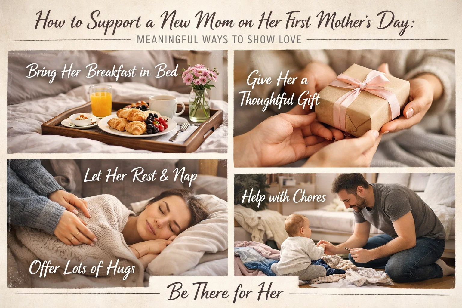 How to Support a New Mom on Her First Mothers Day How to Support a New Mom on Her First Mother’s Day: Meaningful Ways to Show Love - 2 Support a New Mom,Mother’s Day