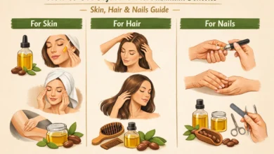 How to Use Jojoba Oil for Maximum Benefits 1 How to Use Jojoba Oil for Maximum Benefits: Skin, Hair & Nails Guide - Health & Nutrition 8
