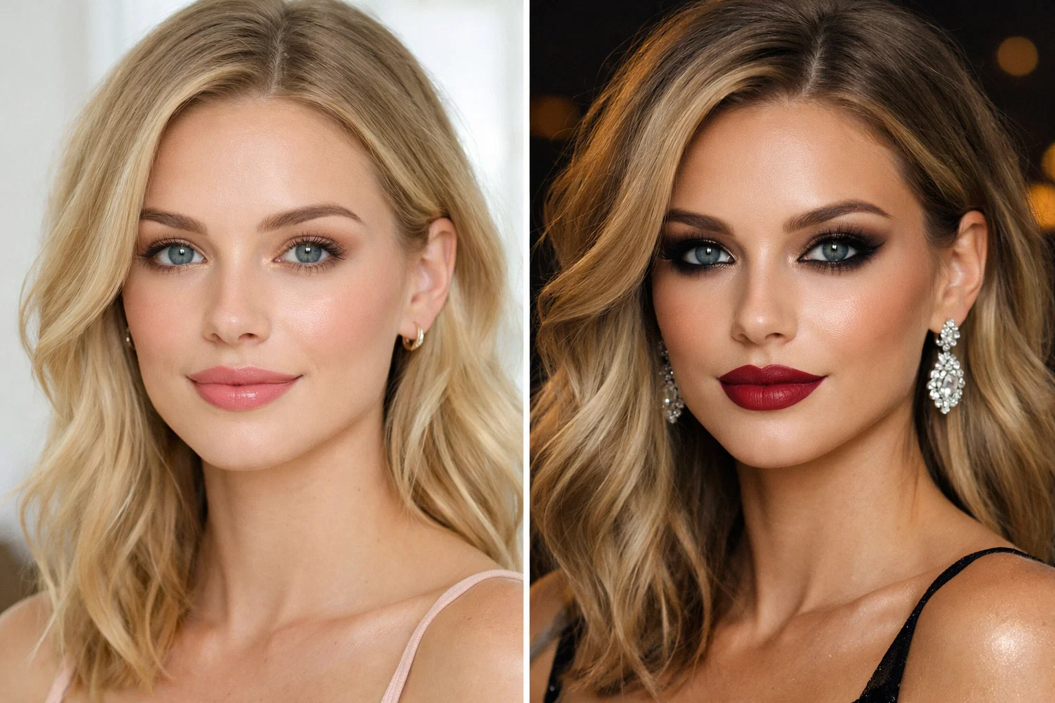 Day vs. Night Makeup Looks for 2026: Fresh, Glamorous & Trendy Styles 5 Key Differences Between Day Night Makeup in 2026 Day vs. Night Makeup Looks for 2026: Fresh, Glamorous & Trendy Styles - 5 Day vs. Night Makeup Looks for 2026
