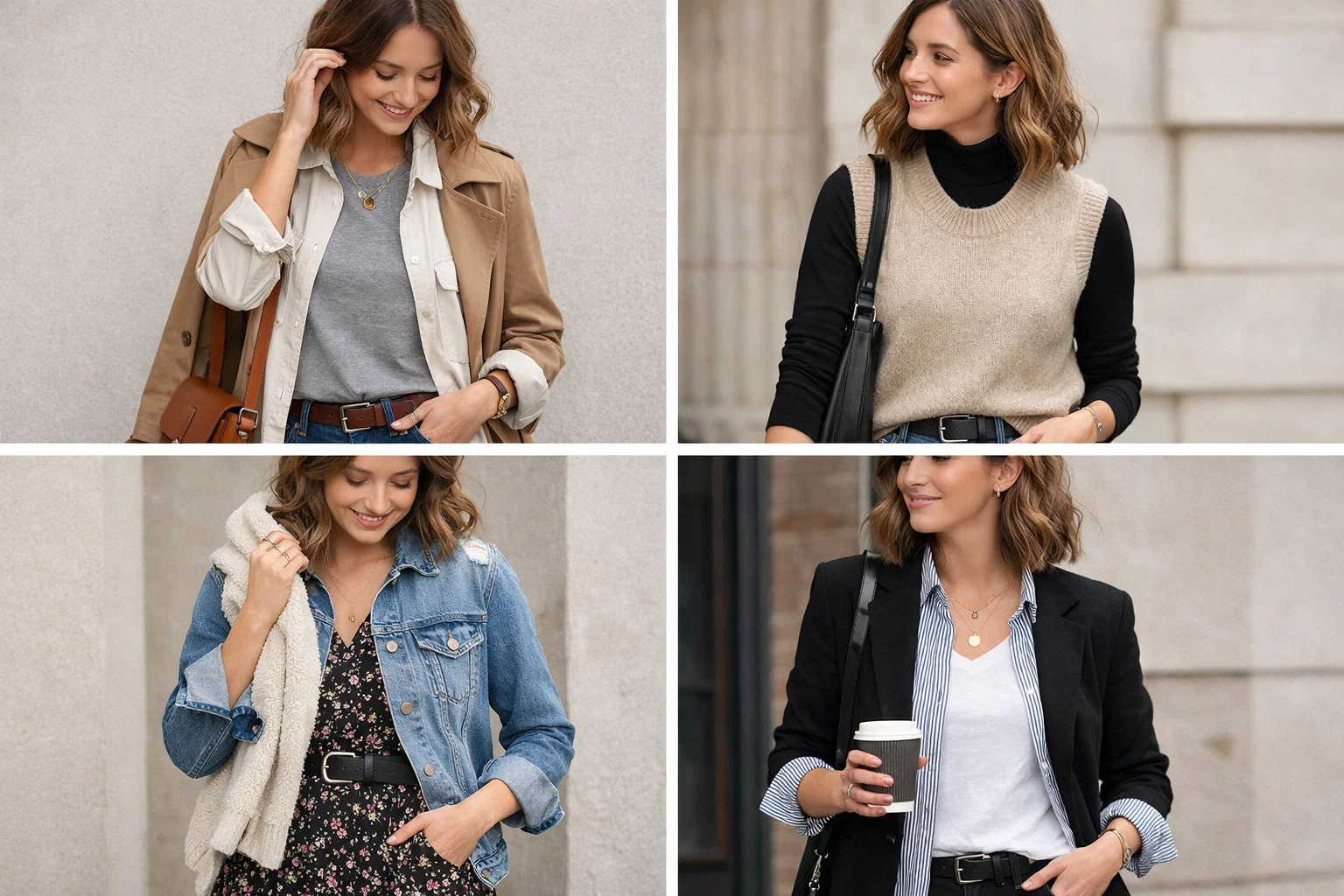 Layering Techniques to Refresh Any Outfit How to Style Outfits with Limited Wardrobe Pieces (Simple & Stylish Ideas) - 5 Style Outfits
