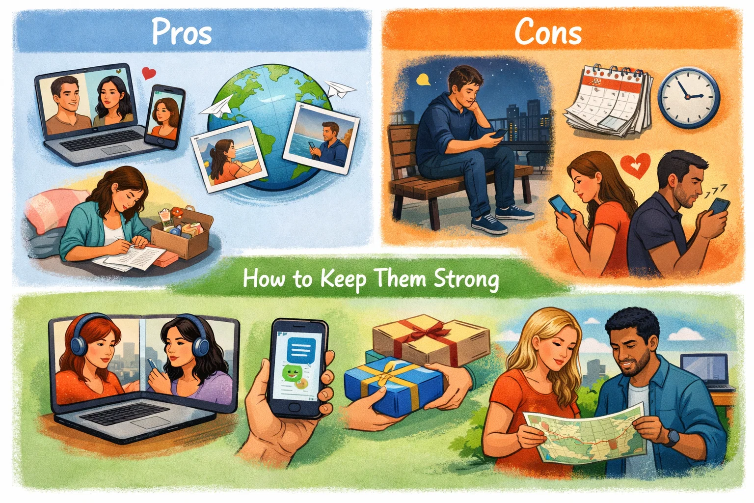 Long-Distance Friendships: Pros, Cons & How to Keep Them Strong 2 Long Distance Friendships Pros Cons amp How to Keep Them Strong Long-Distance Friendships: Pros, Cons & How to Keep Them Strong - 2 Long-Distance Friendships