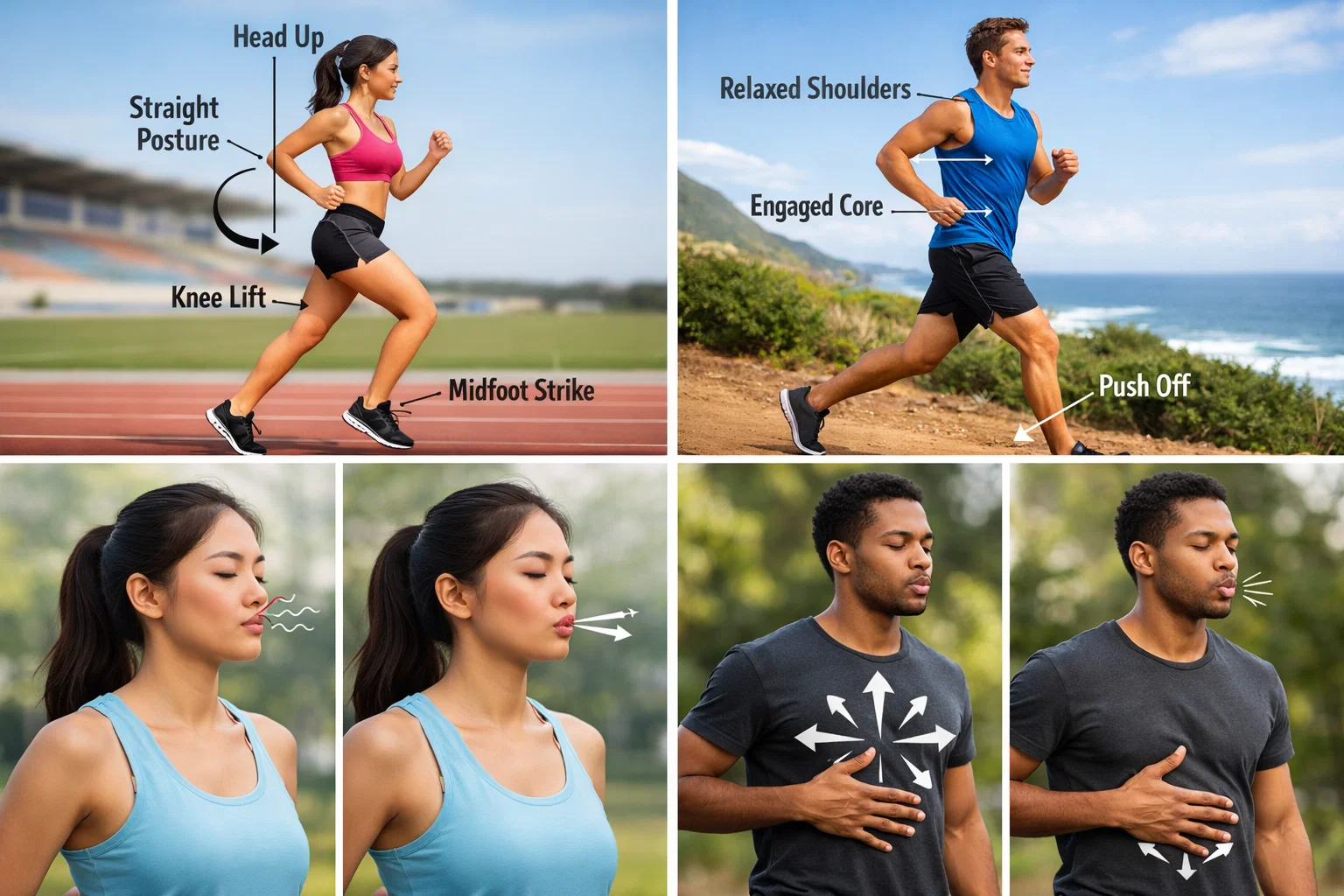 Mastering Form and Breathing Techniques Beginner’s Guide to Running: Start Strong, Stay Motivated, and See Results - 5 Beginner’s Guide to Running