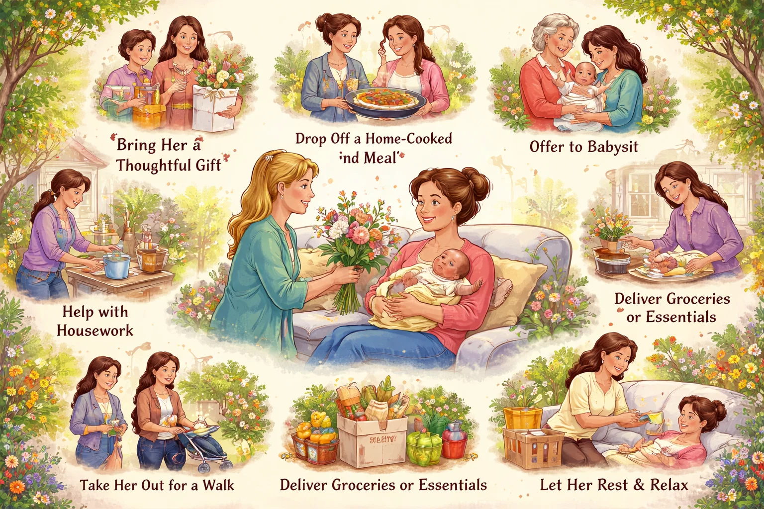 Meaningful Ways to Support a New Mom on Her First Mothers Day without words on photo How to Support a New Mom on Her First Mother’s Day: Meaningful Ways to Show Love - 5 Support a New Mom,Mother’s Day