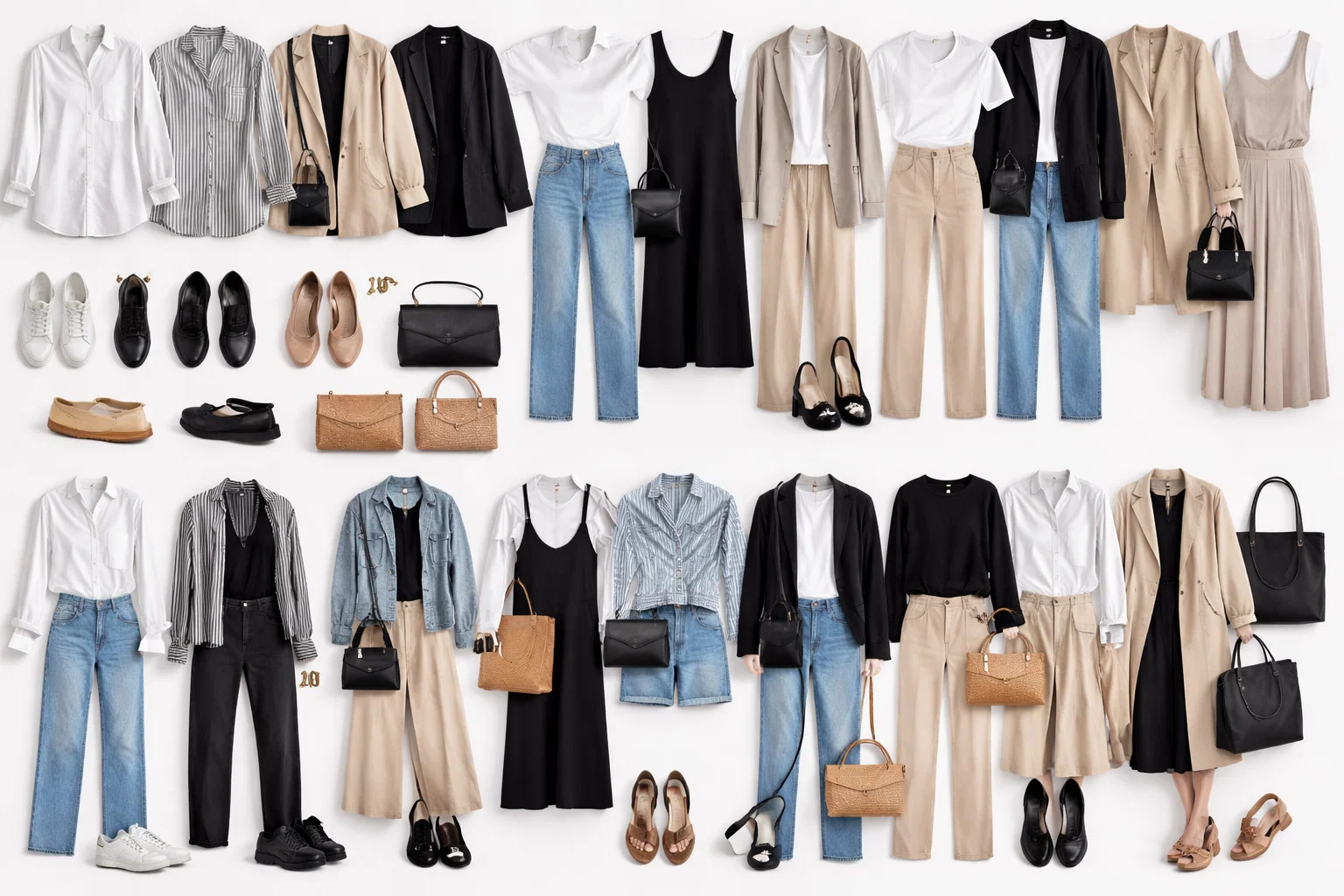 Minimal Wardrobe Planning How to Style Outfits with Limited Wardrobe Pieces (Simple & Stylish Ideas) - 10 Style Outfits