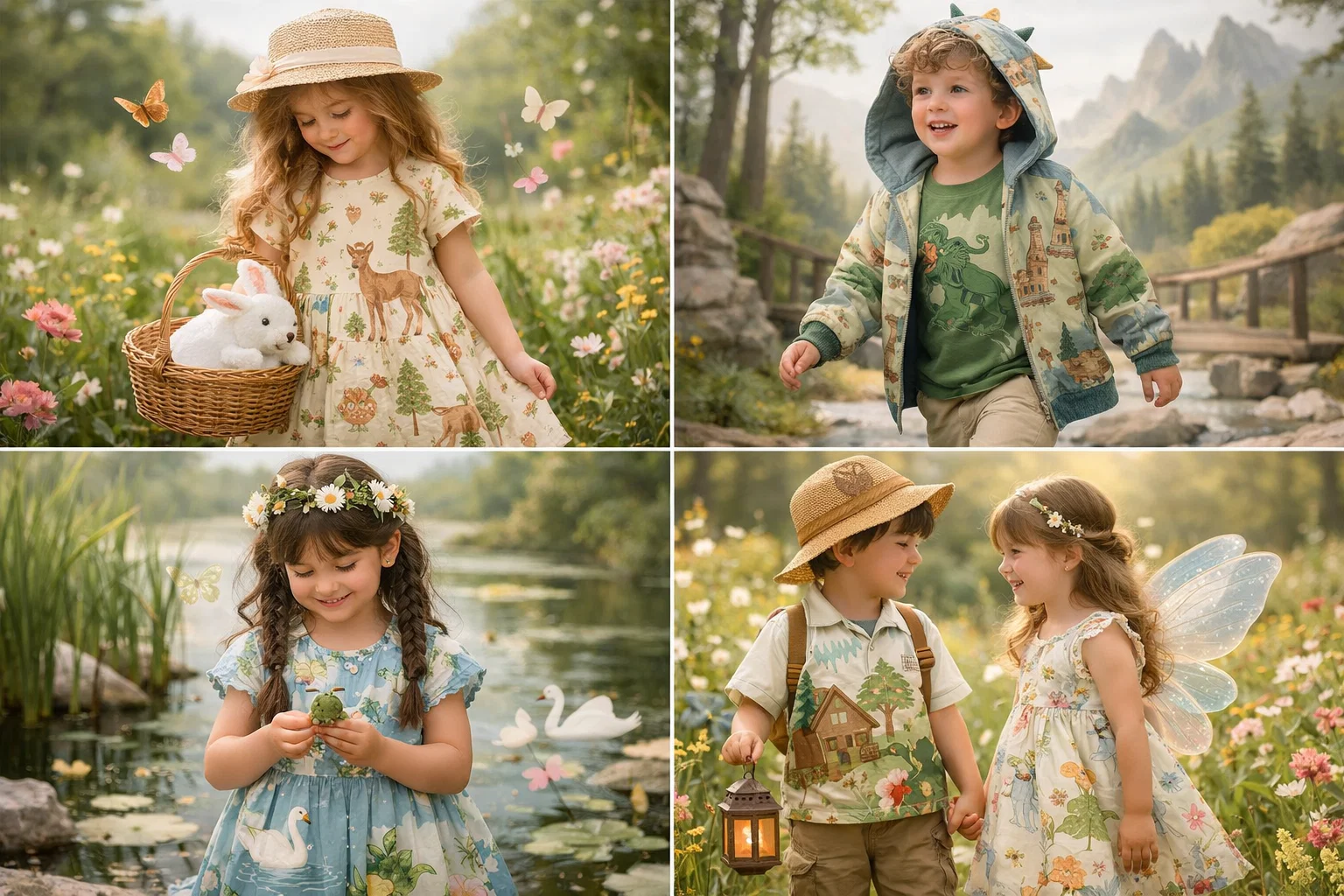 2026 Spring Kids Fashion Trends: What’s Hot for Your Little Ones 3 Nature Inspired and Storybook Prints 2026 Spring Kids Fashion Trends: What’s Hot for Your Little Ones - 3