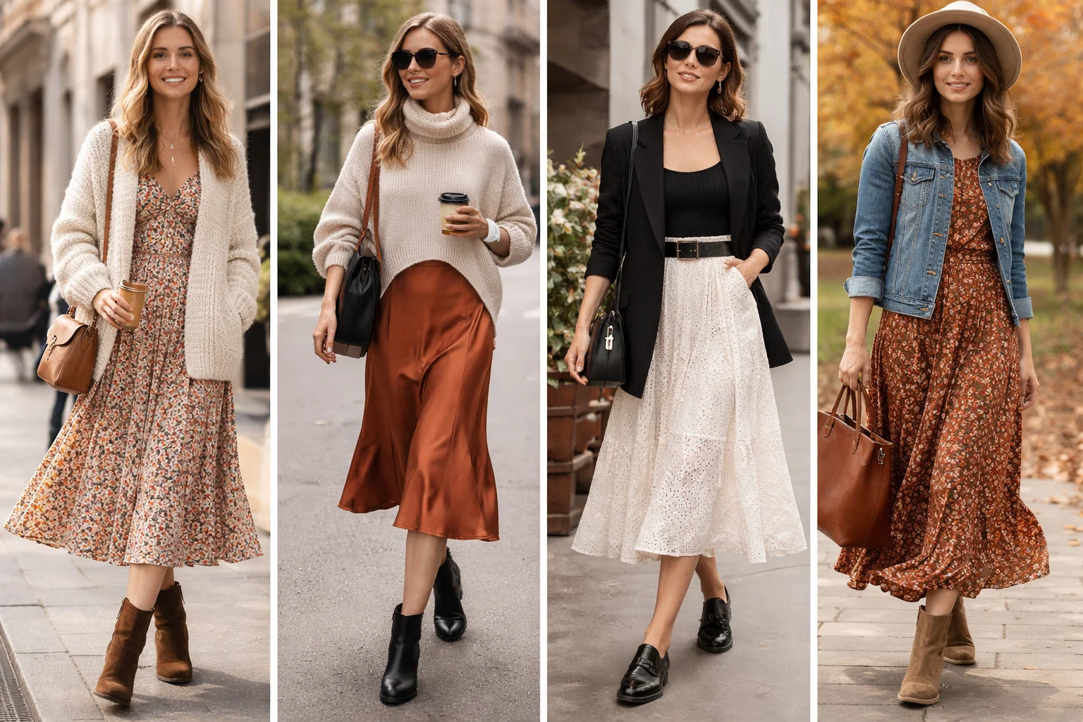 How to Transition Your Summer Wardrobe to Fall in Effortless Style 7 Repurposing Summer Dresses and Skirts How to Transition Your Summer Wardrobe to Fall in Effortless Style - 7 Transition Your Summer Wardrobe to Fall