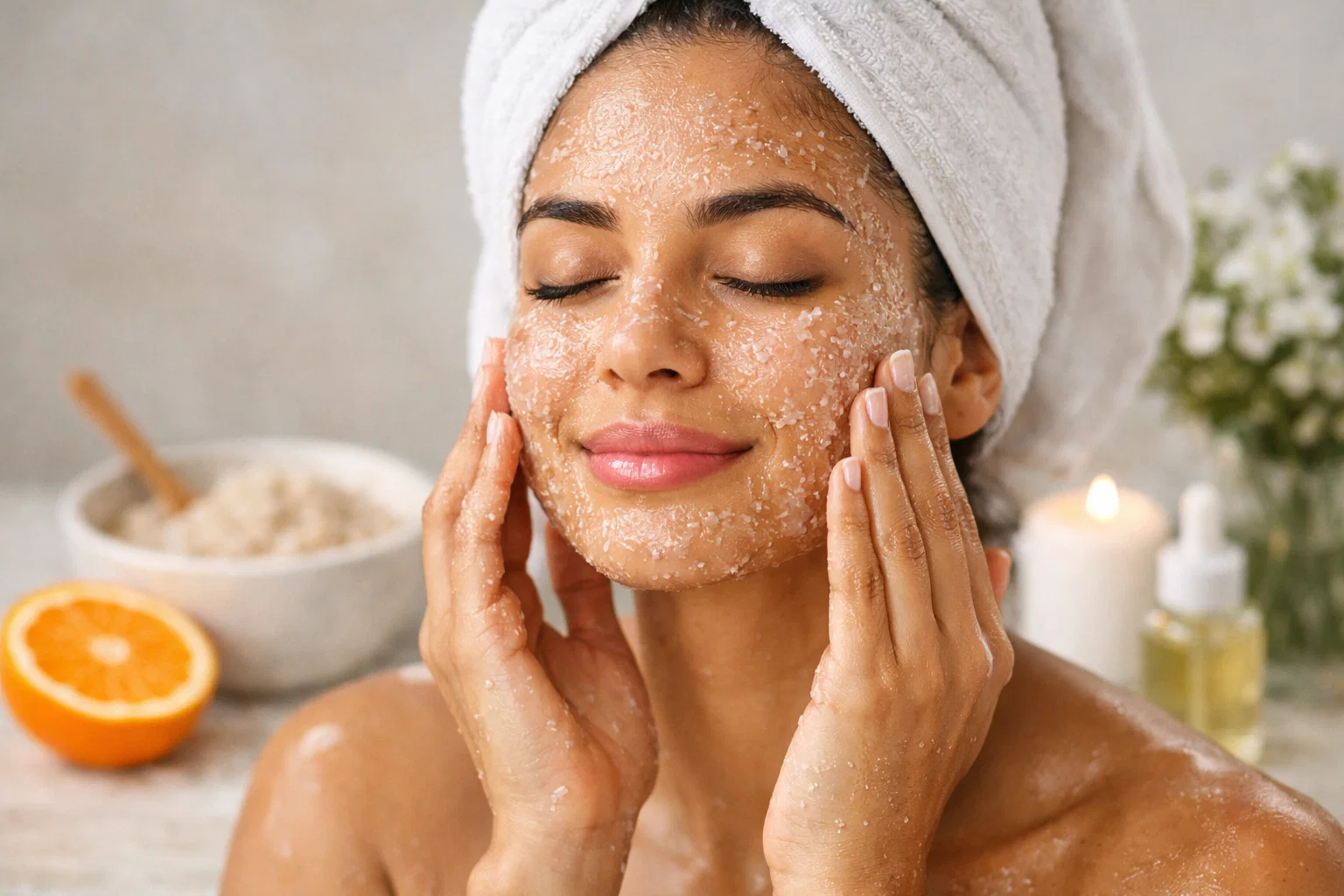 The Best Spring Self-Care Routine for Naturally Glowing Skin 4 Smart Exfoliation for Brighter Skin The Best Spring Self-Care Routine for Naturally Glowing Skin - 4 Best Spring Self-Care Routine