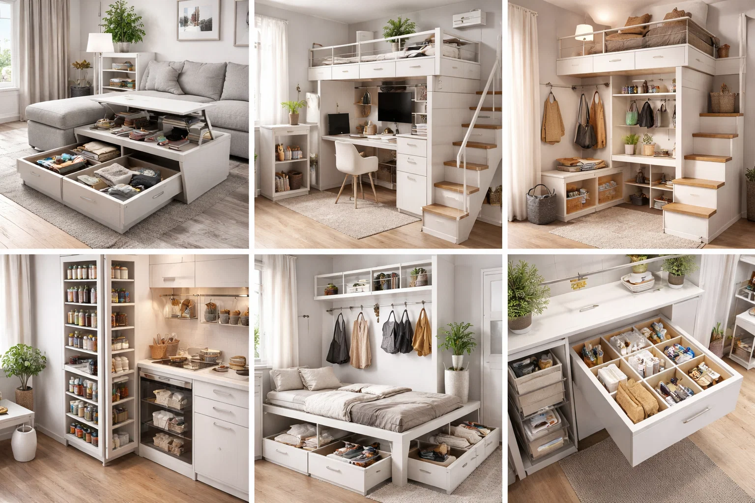 Smart Storage Solutions for Small Spaces Home Organization Hacks for Busy People: Quick Tips for a Tidy Home - 6 Home Organization Hacks for Busy People