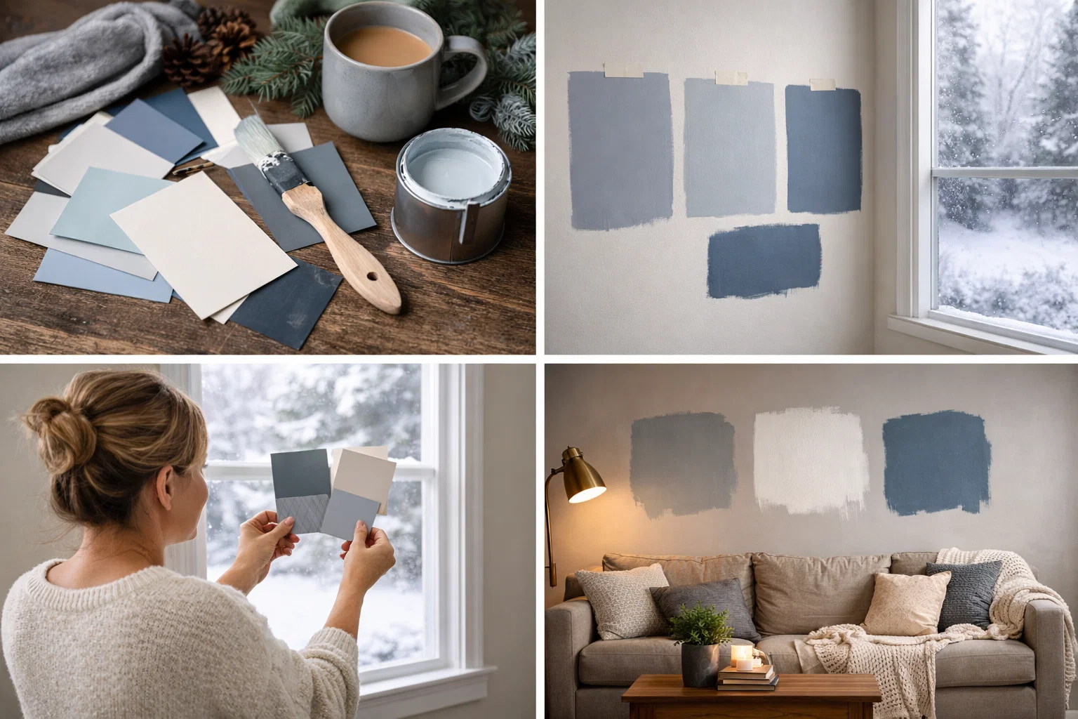 Winter Paint Colors That Bring Calm and Cozy Vibes to Every Room 7 Tips for Testing and Applying Winter Paint Colors Winter Paint Colors That Bring Calm and Cozy Vibes to Every Room - 7 Winter Paint Colors