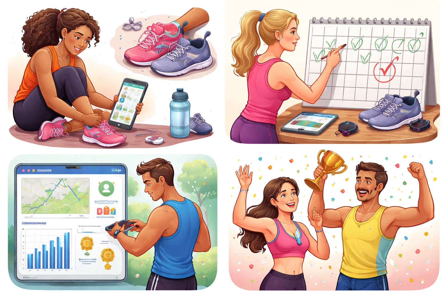 Tracking Progress and Celebrating Milestones Beginner’s Guide to Running: Start Strong, Stay Motivated, and See Results - 10 Beginner’s Guide to Running