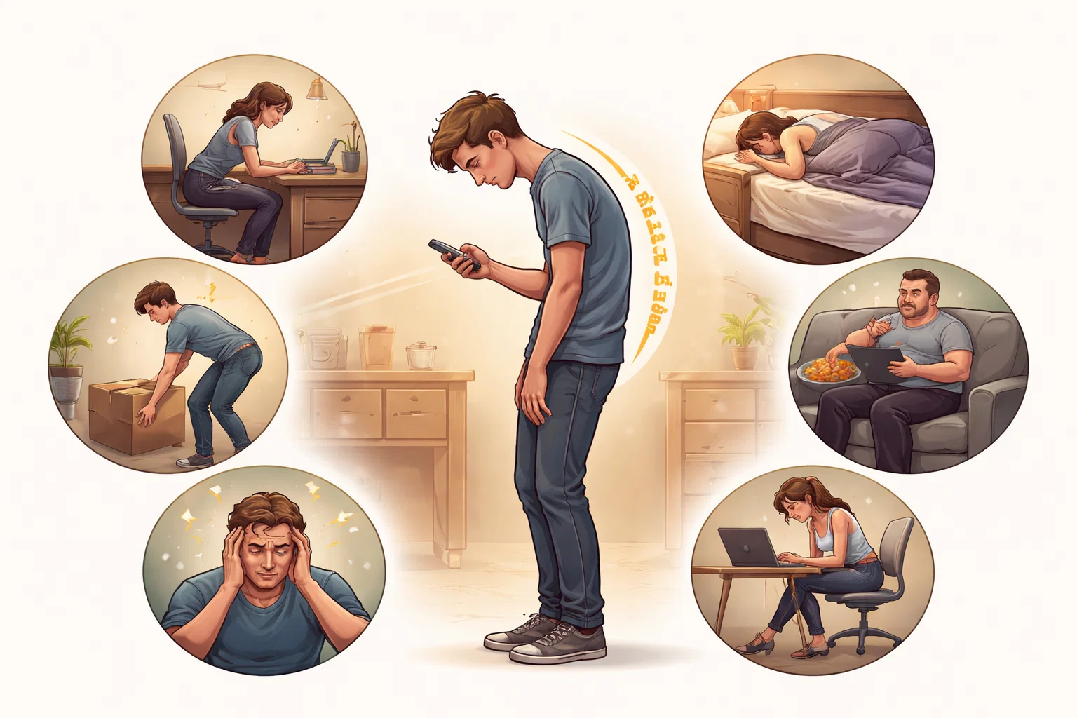 How to Improve Posture Naturally: Simple Exercises and Daily Habits That Actually Work 3 What Causes Poor Posture How to Improve Posture Naturally: Simple Exercises and Daily Habits That Actually Work - 3 Improve Posture Naturally