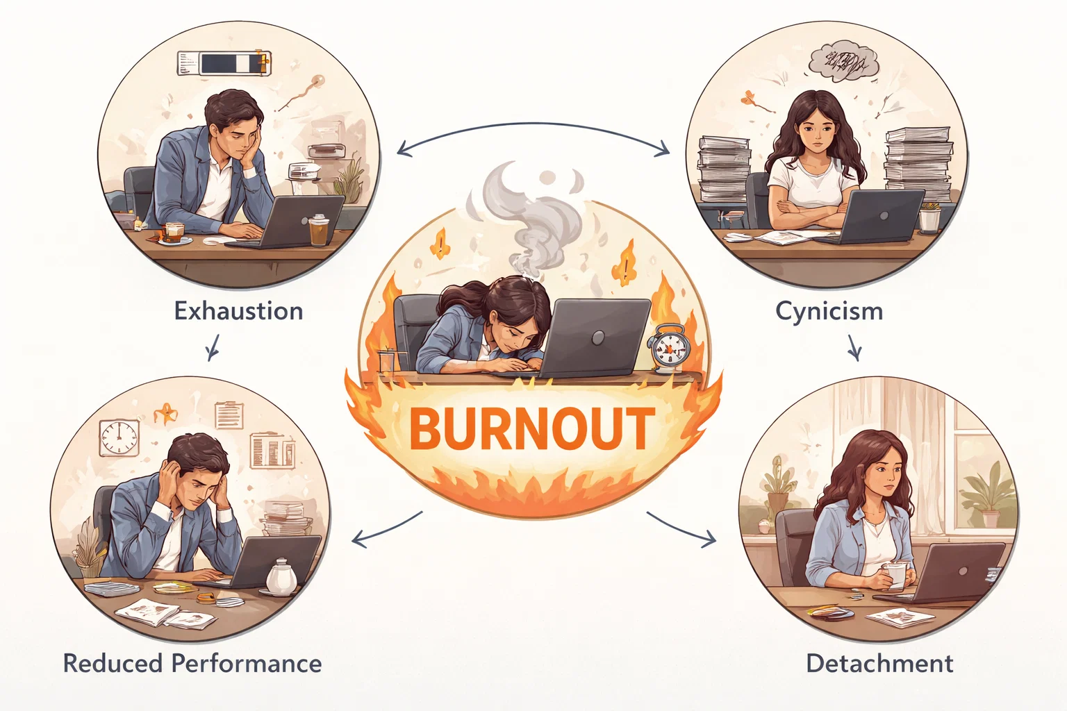 What Is Burnout Definition and Core Concep What Is Burnout and How to Recover: A Complete Guide to Mental Wellness - 3 What Is Burnout