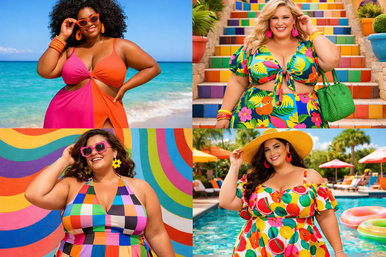 Curves & Confidence: 2026 Plus Size Summer Fashion Trends You Can’t Miss 5 Bold Colors Playful Prints for Self Curves & Confidence: 2026 Plus Size Summer Fashion Trends You Can’t Miss - 5 Plus Size Summer Fashion Trends