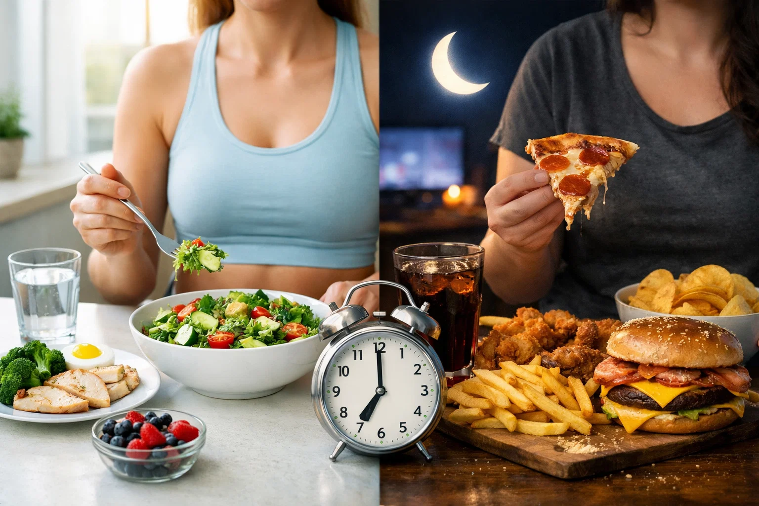 How Eating Time Affects Fat Loss: The Science Behind Chrono-Nutrition Explained 4 Does Eating Time Really Affect Fat Loss How Eating Time Affects Fat Loss: The Science Behind Chrono-Nutrition Explained - 4 Eating Time Affects Fat Loss