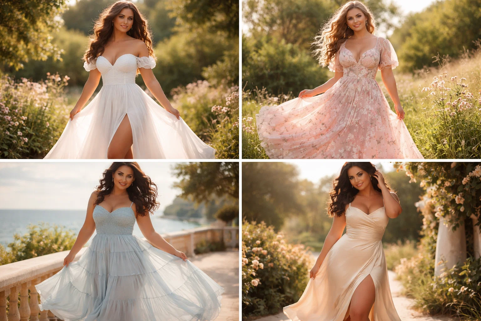 Curves & Confidence: 2026 Plus Size Summer Fashion Trends You Can’t Miss 3 Flowy Dresses Feminine Silhouettes That Embrace Curves Curves & Confidence: 2026 Plus Size Summer Fashion Trends You Can’t Miss - 3 Plus Size Summer Fashion Trends