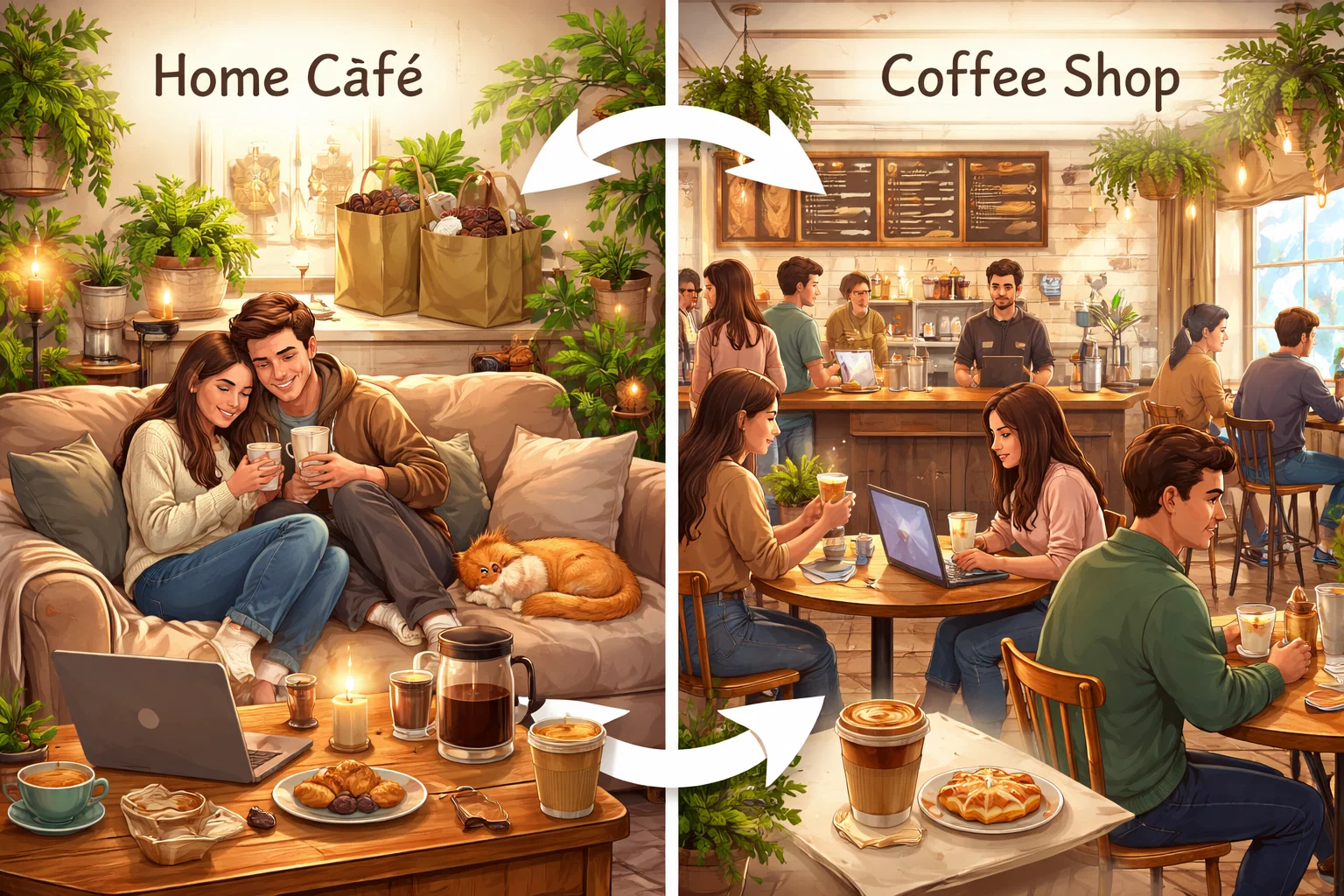 Why Everyone Is Building a Home Café: The Cozy Trend Replacing Coffee Shops 6 Home Cafe vs Coffee Shop Why Everyone Is Building a Home Café: The Cozy Trend Replacing Coffee Shops - 6 Home Café