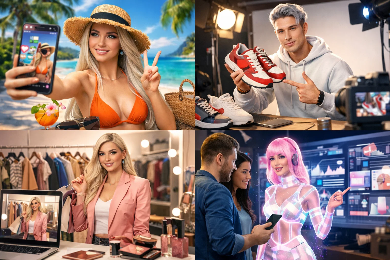 How AI Influencers Are Used in Social Media and Marketing AI Influencers Are Taking Over — But Are Humans Really About to Lose Their Jobs? - 4 AI Influencers