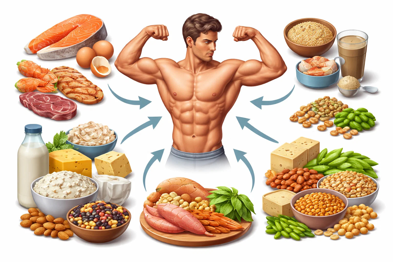 How Amino Acid–Rich Foods Improve Muscle, Brain Function, and Overall Health 4 How Amino Acid–Rich Foods Build Strong Muscles How Amino Acid–Rich Foods Improve Muscle, Brain Function, and Overall Health - 4 Amino Acid–Rich Foods