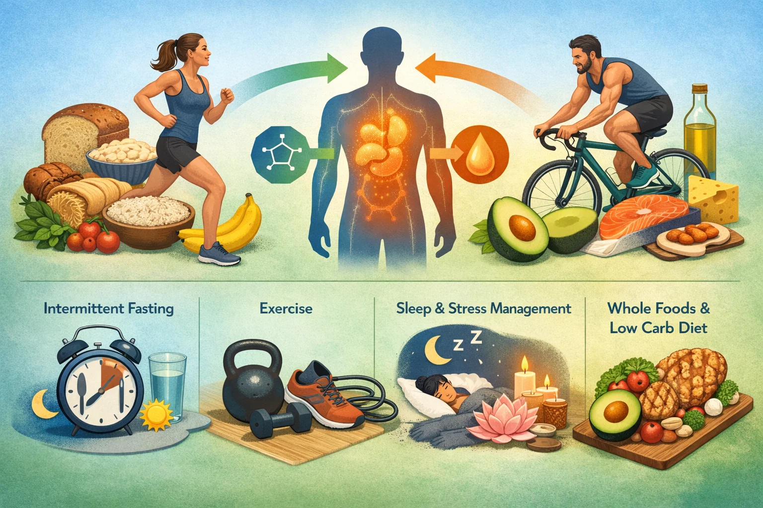 Metabolic Flexibility: The Secret to Switching from Sugar Burner to Fat Burner Naturally 5 How to Become Metabolically Metabolic Flexibility: The Secret to Switching from Sugar Burner to Fat Burner Naturally - 5 Metabolic Flexibility