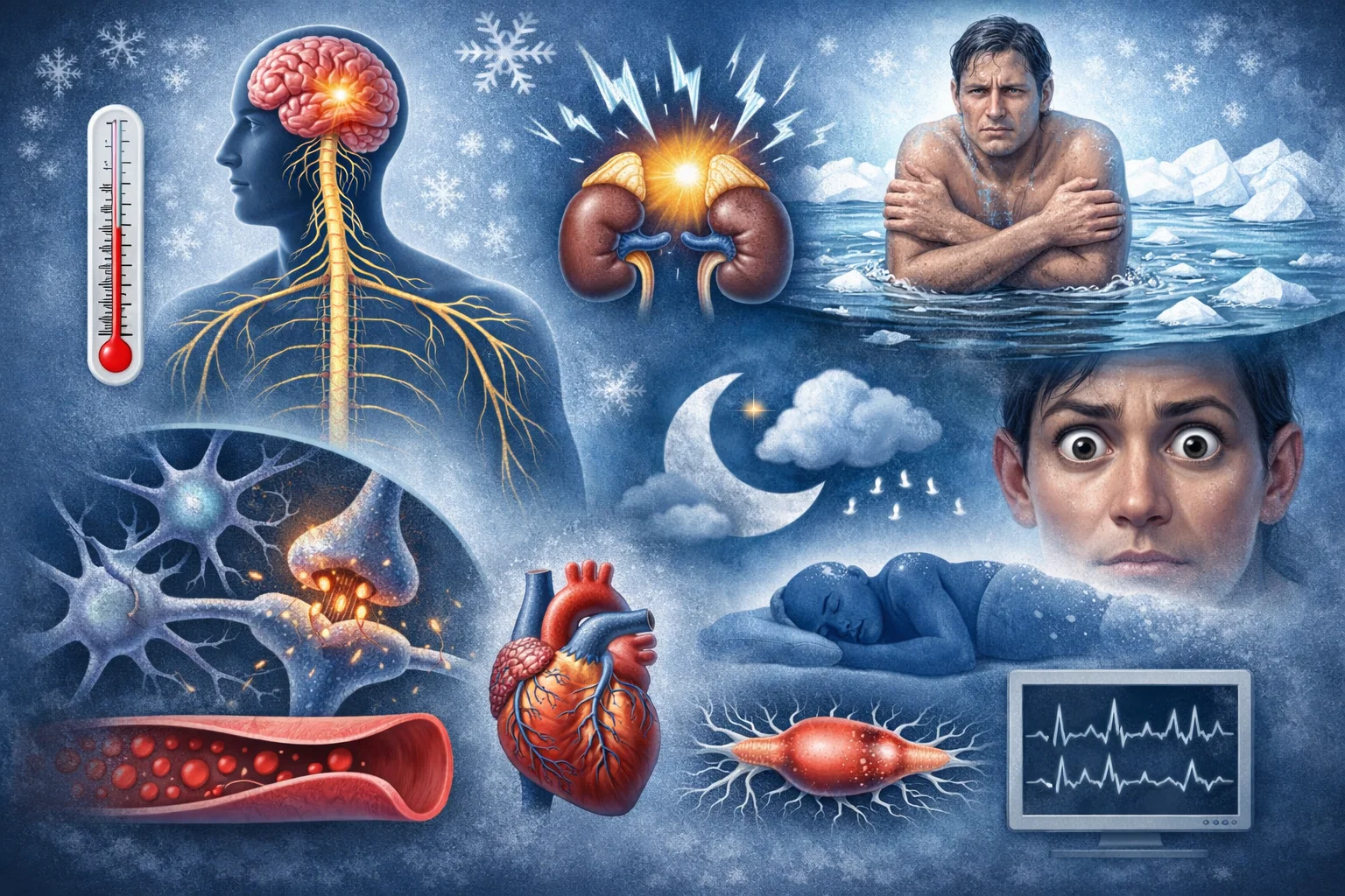 Cold Exposure Secrets: How Ice Baths Boost Mitochondria and Reduce Inflammation Naturally 8 Nervous System Effects of Cold Cold Exposure Secrets: How Ice Baths Boost Mitochondria and Reduce Inflammation Naturally - 8 Cold Exposure Secrets
