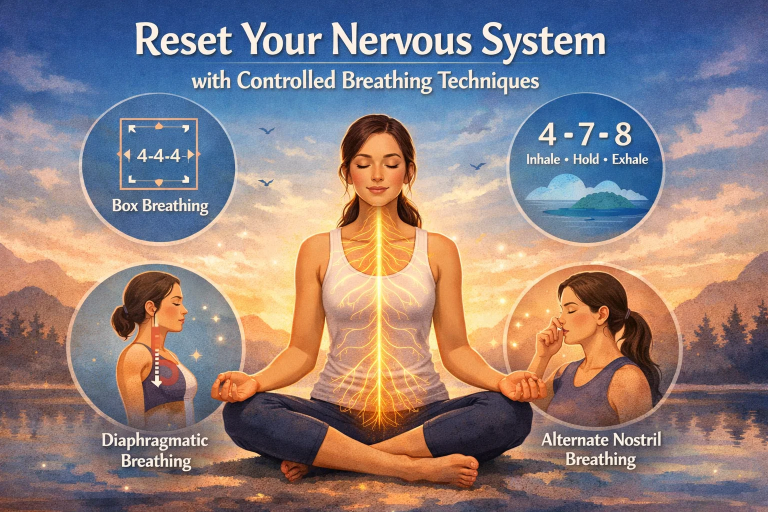 From Stress to Calm: 6 Powerful Mood-Boosting Secrets You Need 4 Reset Your Nervous System with Controlled Breathing Techniques From Stress to Calm: 6 Powerful Mood-Boosting Secrets You Need - 4 Mood-Boosting Secrets