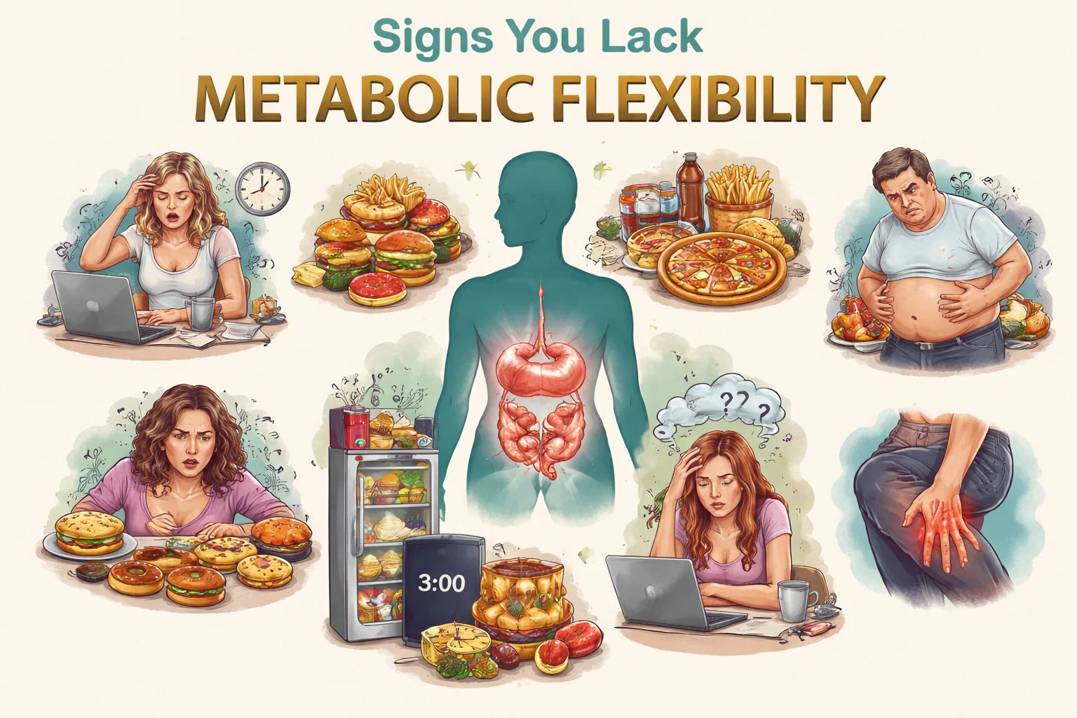Metabolic Flexibility: The Secret to Switching from Sugar Burner to Fat Burner Naturally 4 Signs You Lack Metabolic Metabolic Flexibility: The Secret to Switching from Sugar Burner to Fat Burner Naturally - 4 Metabolic Flexibility