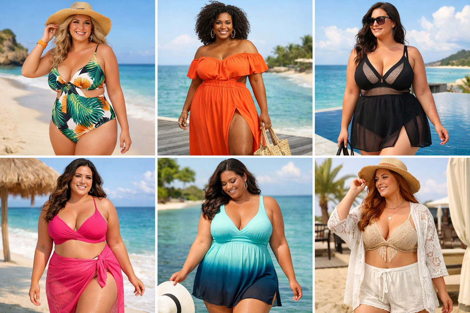 Curves & Confidence: 2026 Plus Size Summer Fashion Trends You Can’t Miss 7 Swim Beachwear That Flatters and Empowers Curves & Confidence: 2026 Plus Size Summer Fashion Trends You Can’t Miss - 7 Plus Size Summer Fashion Trends