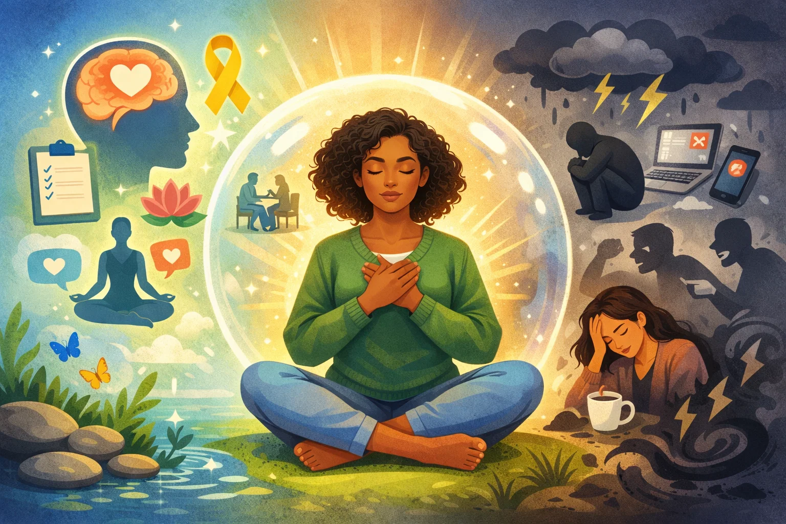 Why Protecting Your Energy Has Become a Global Mindset Shift (and How It Changes Your Life) 6 The Role of Mental Health Awareness in Protecting Your Energy Why Protecting Your Energy Has Become a Global Mindset Shift (and How It Changes Your Life) - 6