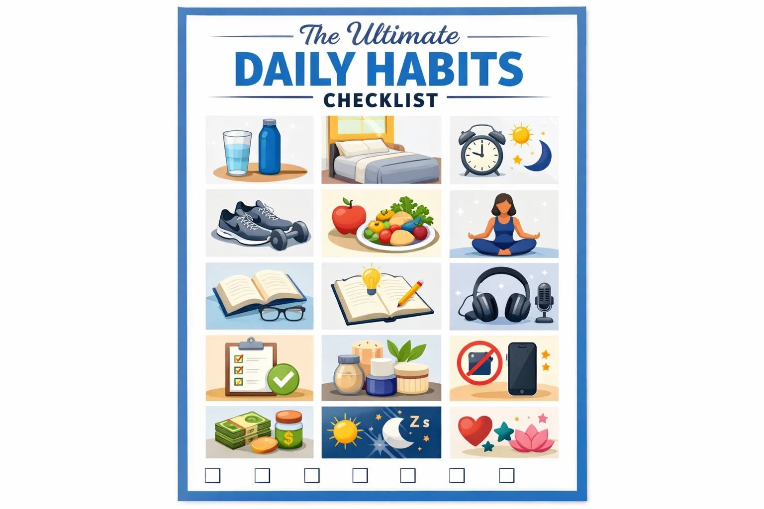 Your Daily Habits Are Predicting Your Future (Here’s How) 9 The Ultimate Daily Habits Checklist Your Daily Habits Are Predicting Your Future (Here’s How) - 9
