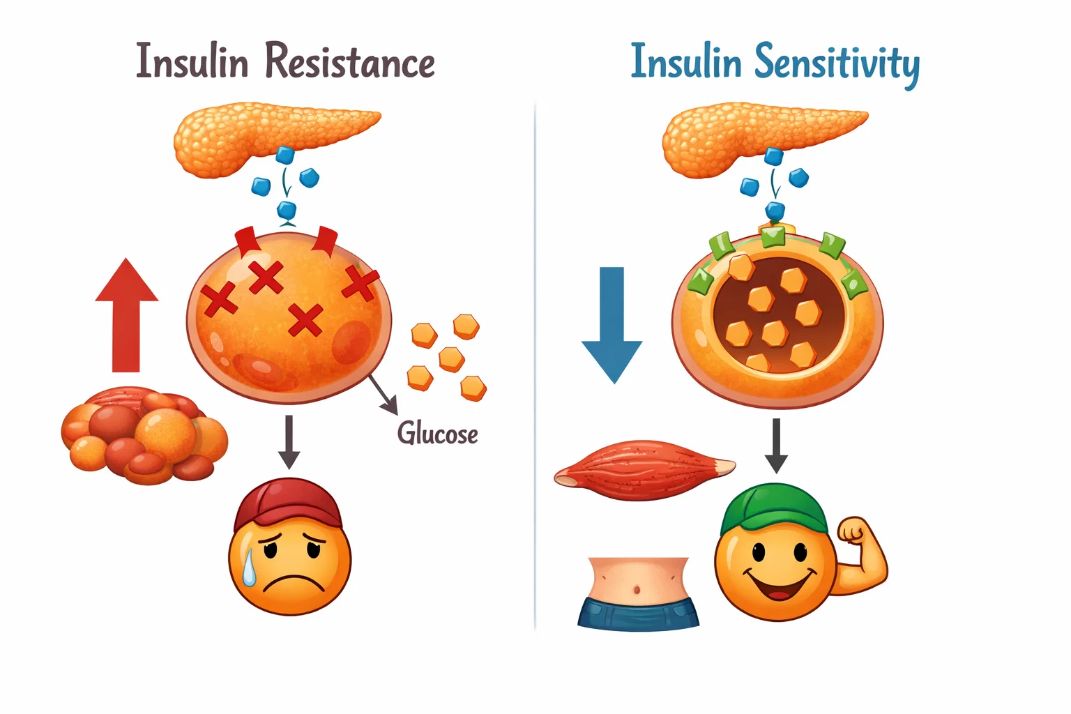 Boost Your Insulin Sensitivity Fast: Simple Daily Habits That Transform Your Metabolism 3 Understanding Insulin Resistance vs. Insulin Sensitivity Boost Your Insulin Sensitivity Fast: Simple Daily Habits That Transform Your Metabolism - 3