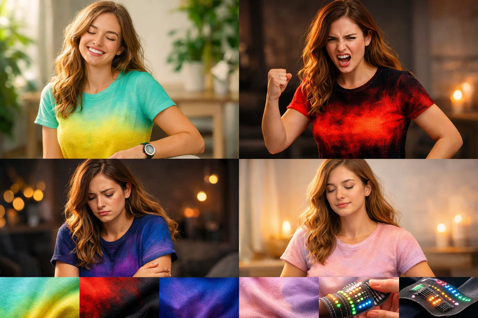 Your Clothes Can Read Your Mood? The Truth About Color-Changing Smart Fabrics 2 Your Clothes Can Read Your Mood Your Clothes Can Read Your Mood? The Truth About Color-Changing Smart Fabrics - 2 Color-Changing Smart Fabrics