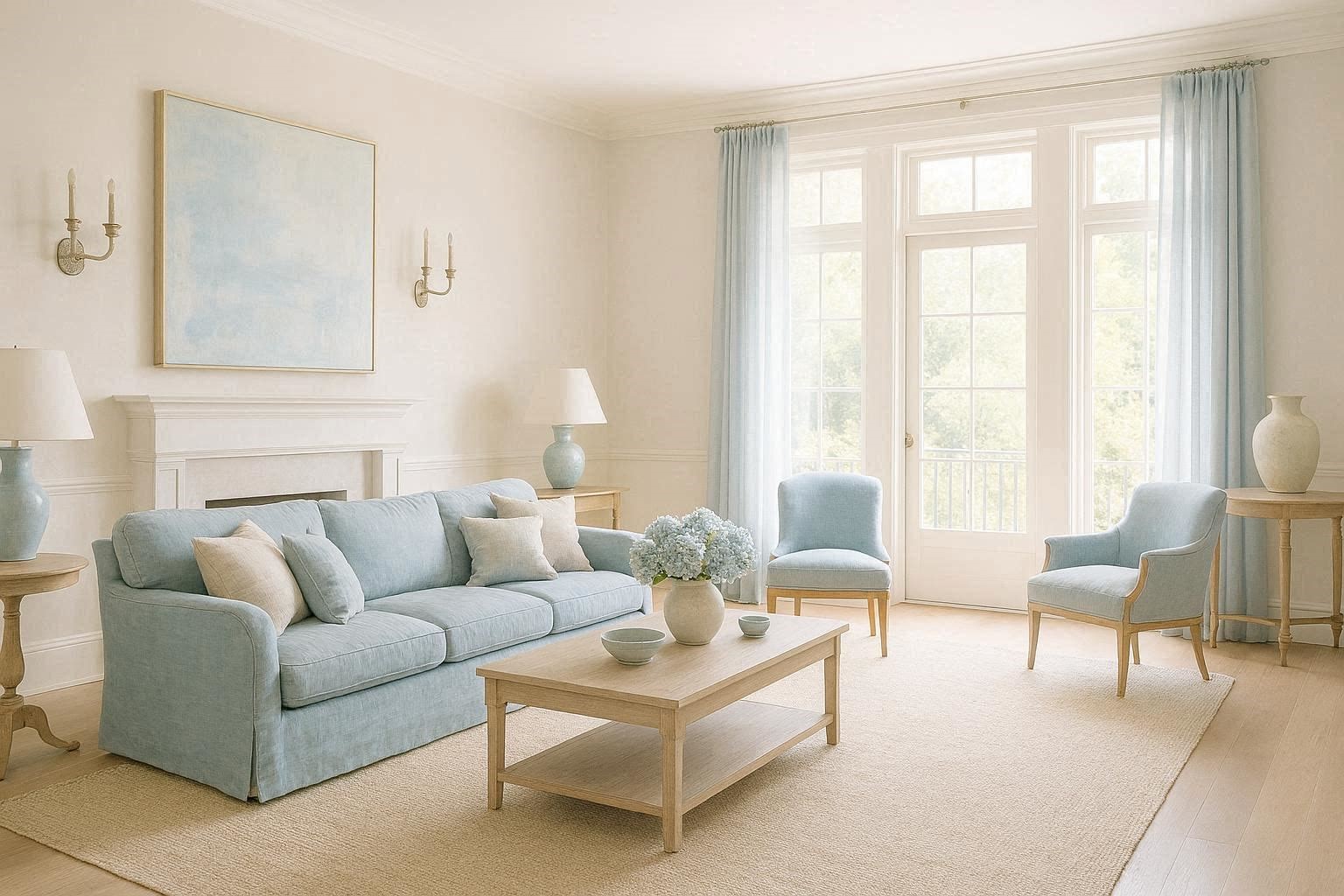 Cool Blues Soft Pastels Top Summer 2026 Interior Color Trends: Must-Try Shades for a Stylish Home - 7