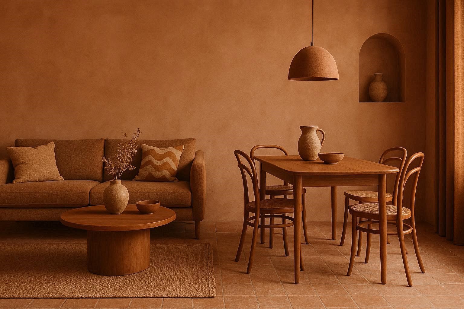 Top Summer 2026 Home Decor Trends You’ll Love for a Stylish Modern Home 4 Earthy Warm Color Palettes Taking Over Interiors Top Summer 2026 Home Decor Trends You’ll Love for a Stylish Modern Home - 4