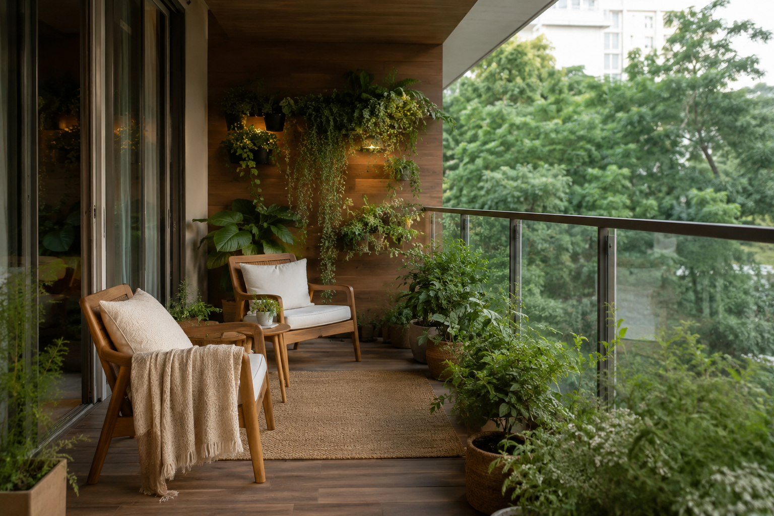 Nature Inspired Balcony Designs Top 2026 Balcony & Small Space Trends: Smart Ideas for a Stylish Home - 4
