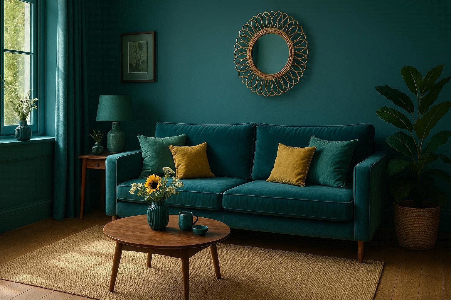 Teal Blue Green Tones Top Summer 2026 Interior Color Trends: Must-Try Shades for a Stylish Home - 8