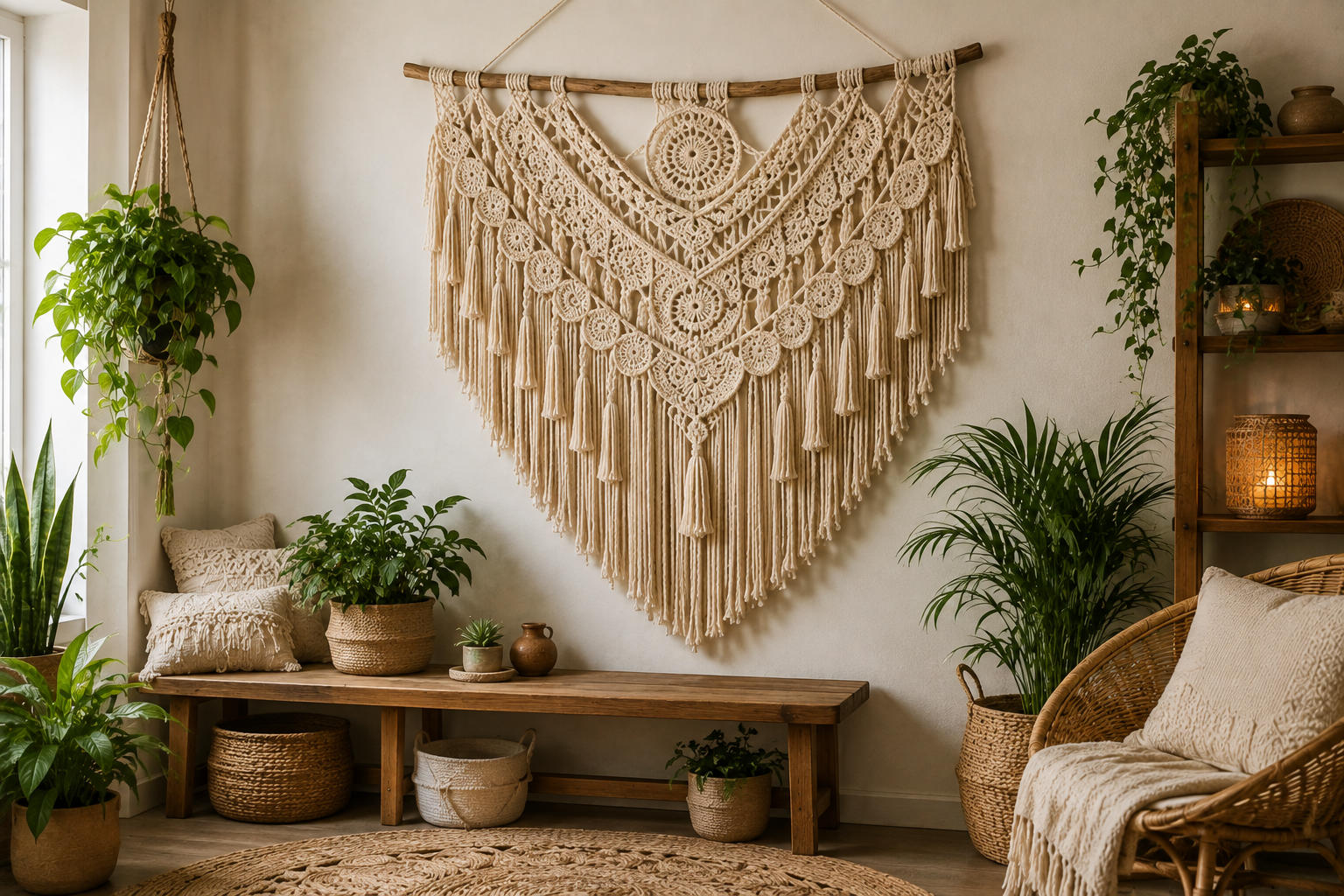 Stunning Crochet Patterns To Decorate Your Home & Make Accessories 10 Boho Crochet Wall Hanging Stunning Crochet Patterns To Decorate Your Home & Make Accessories - 10 crochet patterns