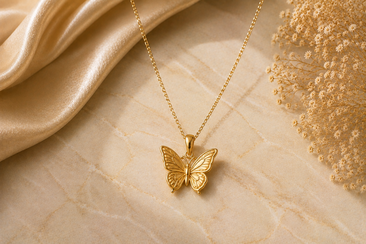 The 17 Most Popular Gold Pendant Designs For Women 9 Butterfly Gold Pendant The 17 Most Popular Gold Pendant Designs For Women - 8