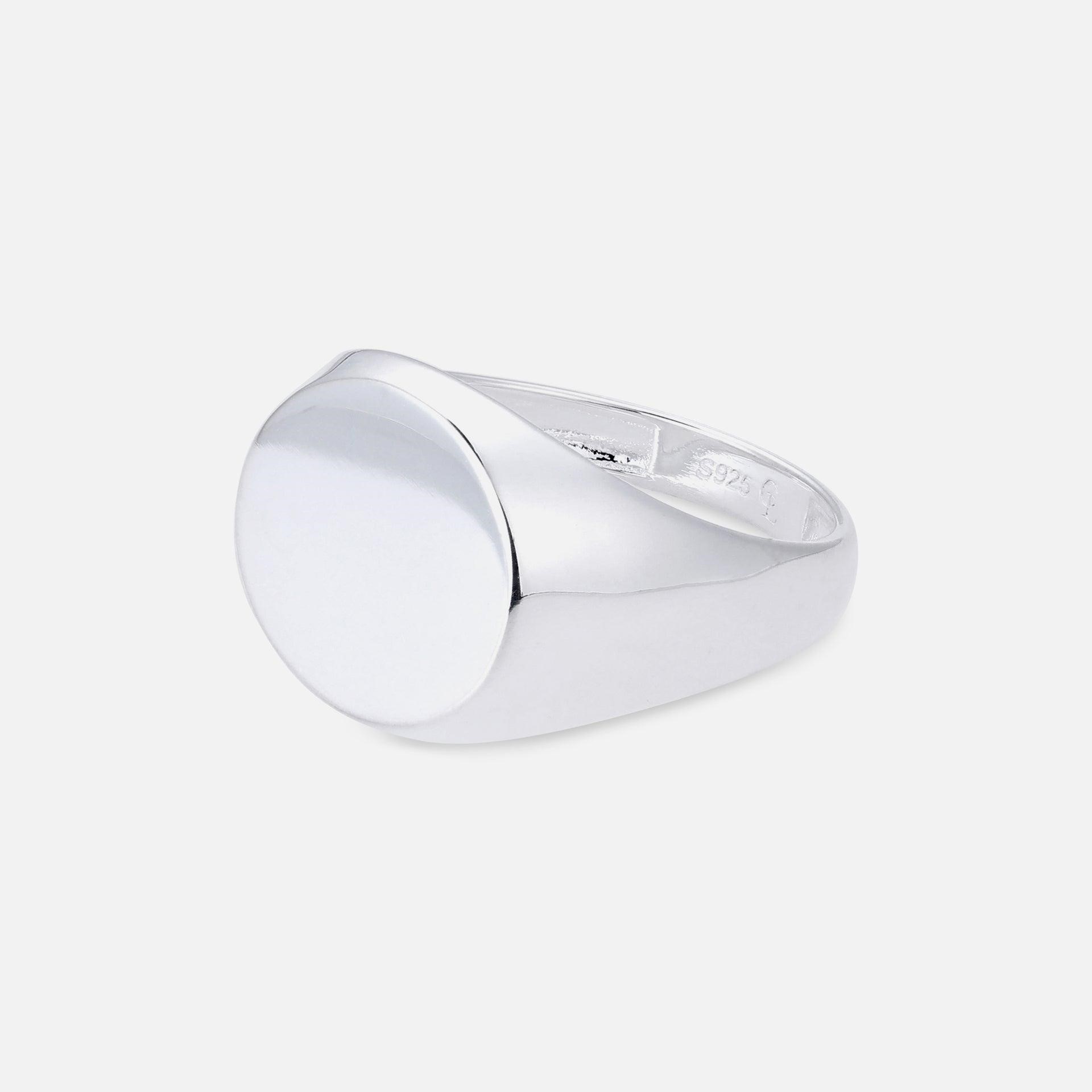 Classic Sterling Silver Signet Ring 15 Awesome Mens Sterling Silver Rings - 4
