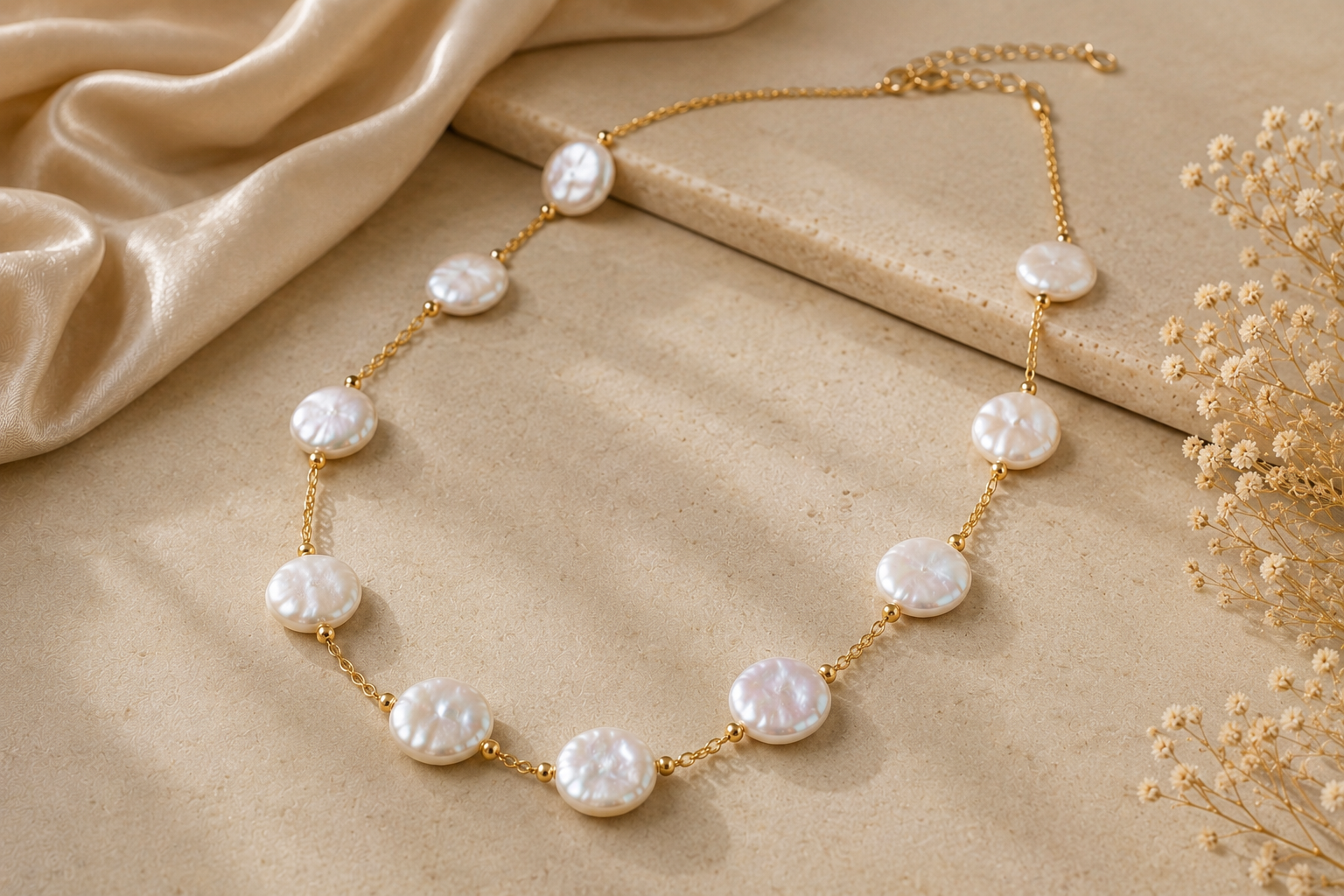 Top 16 Pearl Gold Necklace Designs 15 Coin Pearl Gold Necklace Top 16 Pearl Gold Necklace Designs - 15