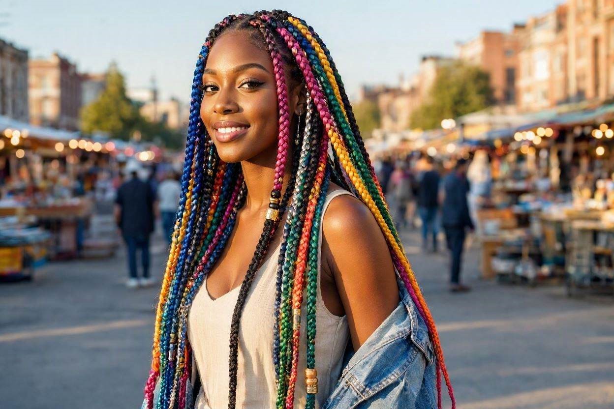 15 Fabulous Braid Hairstyles.... From Wild To Amazing 18 Colorful Statement Braids 15 Fabulous Braid Hairstyles.... From Wild To Amazing - 18