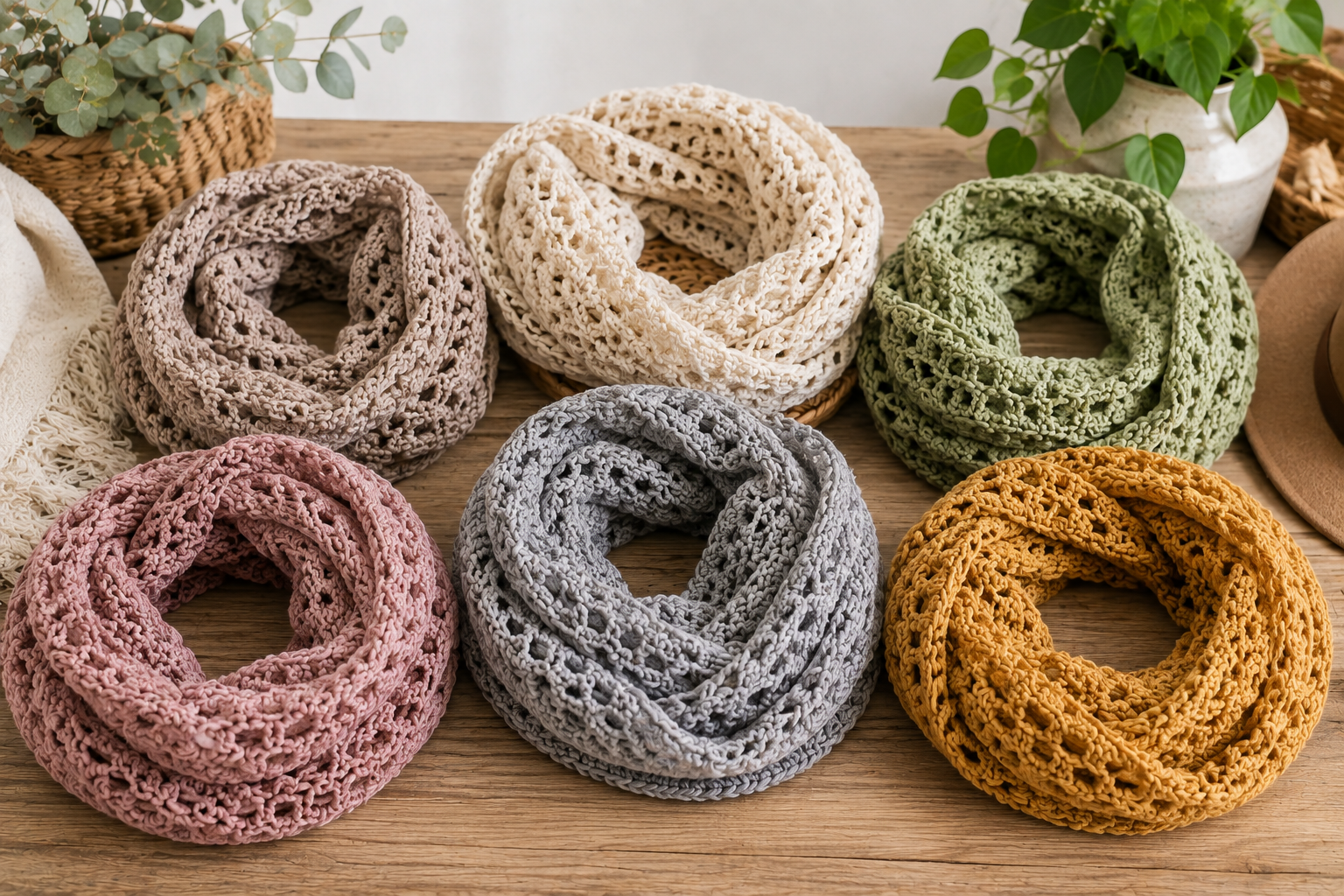 Stunning Crochet Patterns To Decorate Your Home & Make Accessories 20 Crochet Infinity Scarf Stunning Crochet Patterns To Decorate Your Home & Make Accessories - 20 crochet patterns
