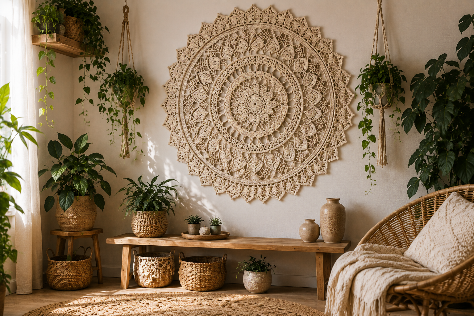 Stunning Crochet Patterns To Decorate Your Home & Make Accessories 11 Crochet Mandala Wall Art Stunning Crochet Patterns To Decorate Your Home & Make Accessories - 11 crochet patterns