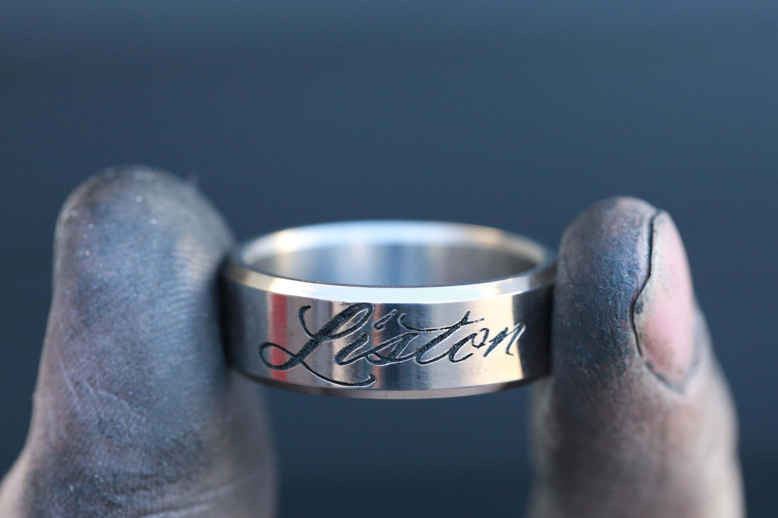 Custom Engraved Sterling Silver Ring scaled 15 Awesome Mens Sterling Silver Rings - 18