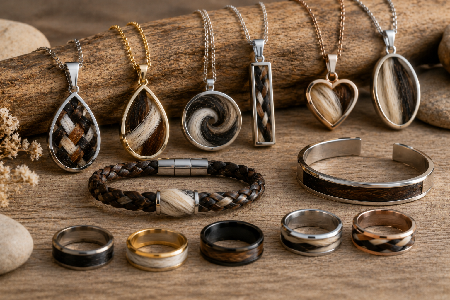 The 12 Most Popular Horse Hair Jewelry Designs 15 Custom Horse Hair Memorial Jewelry The 12 Most Popular Horse Hair Jewelry Designs - 15